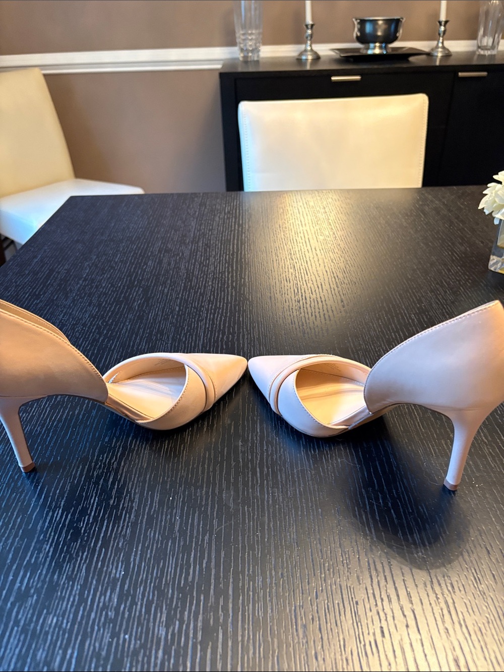 Vince Camuto Blush Leather Pointed D'Orsay Pumps - Picture 4 of 4